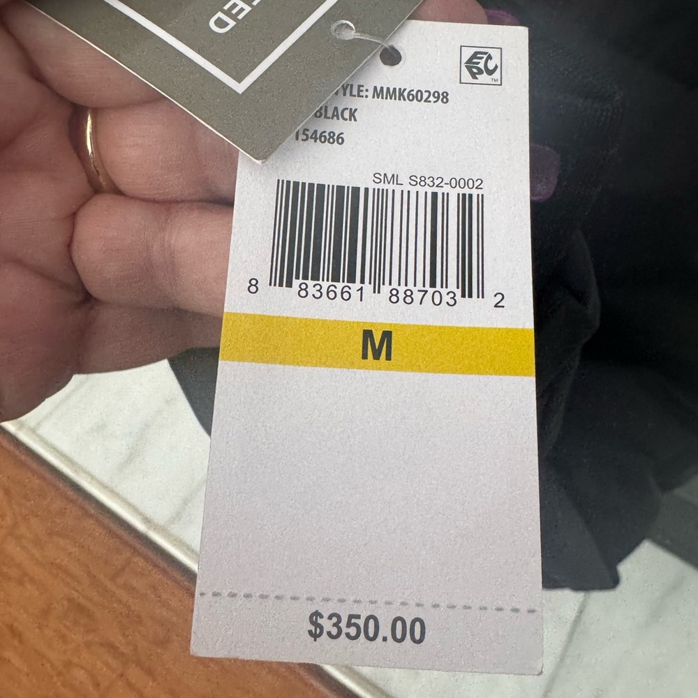 NWT MICHAEL Michael Kors Black Puffer Jacket